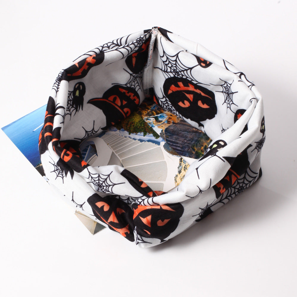 Wholesale Halloween Double Layer Cross Knot Pumpkin Skull Ghost Spider Bat Headband